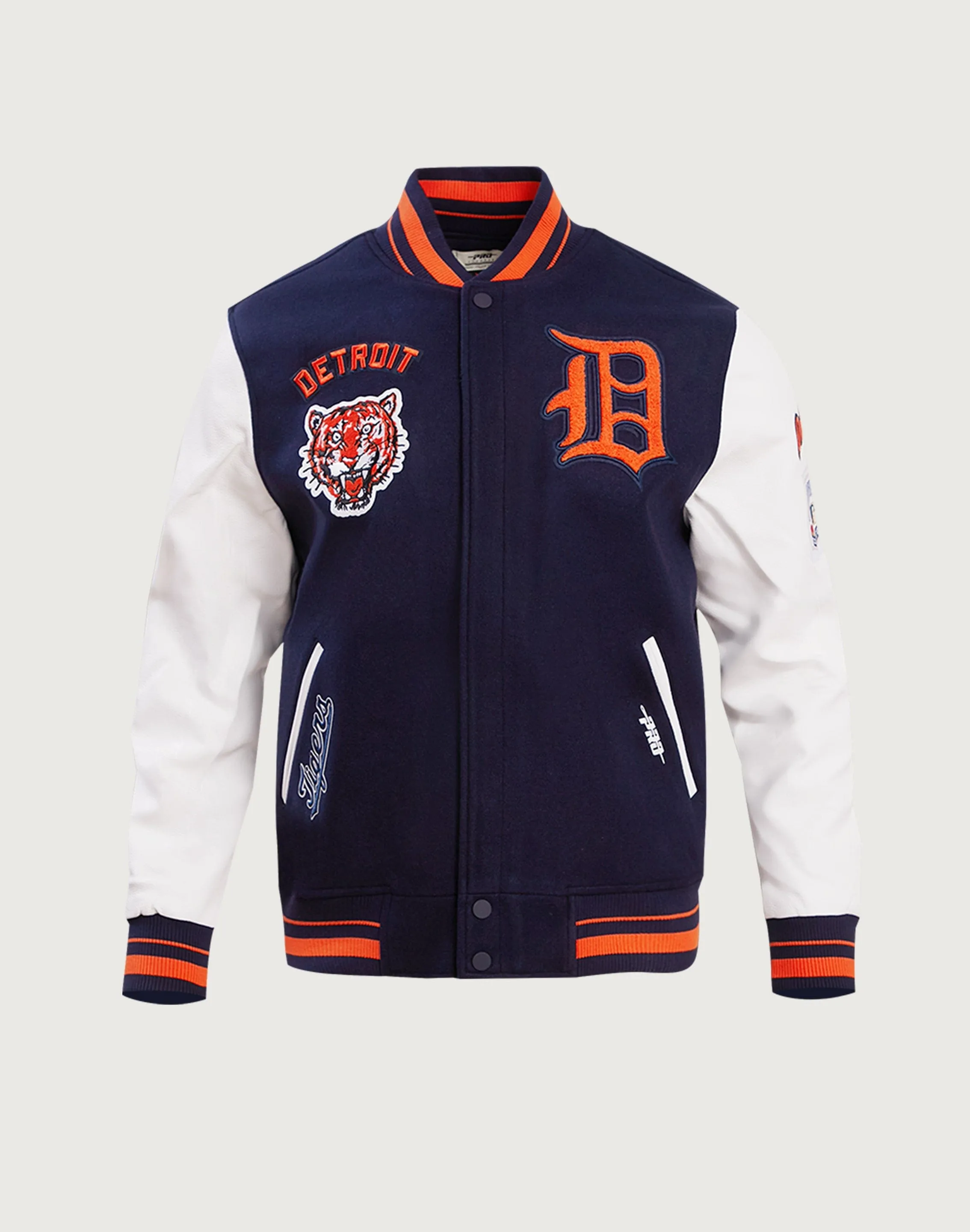Pro Standard Detroit Tigers Retro Classic Rib Wool Varsity Jacket Fashion on sale Luxury fashion items