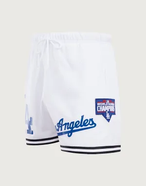 Pro Standard Los Angeles Dodgers Logo Mesh Shorts Denim products Clothing prices