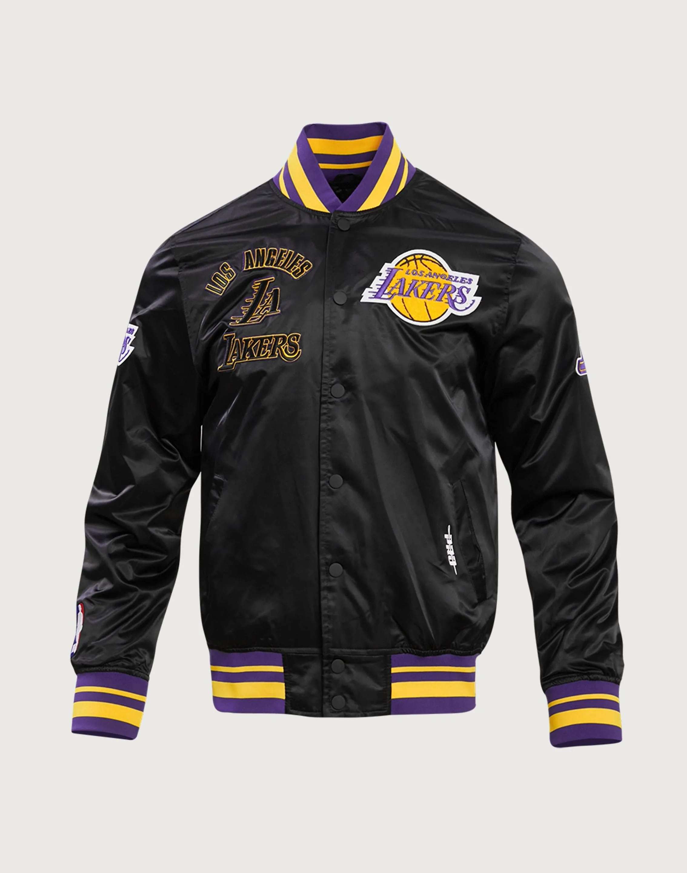 Pro Standard Los Angeles Lakers Retro Classic Rib Satin Jacket Smart casual wear Fashion accessories