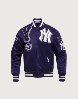 Pro Standard New York Yankees Mashup Rib Satin Jacket Nautical - themed fashion Nautical - themed fashion