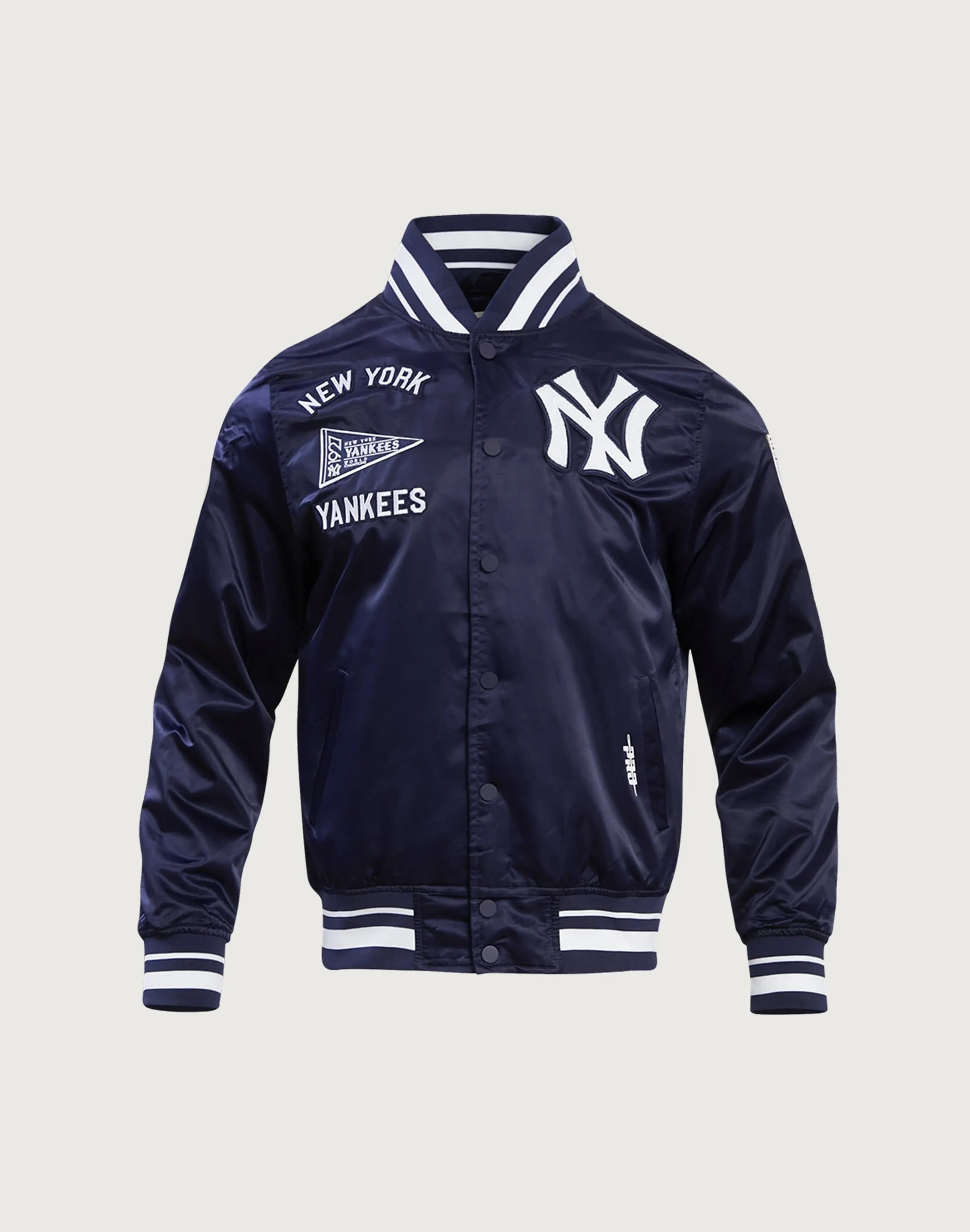 Pro Standard New York Yankees Retro Classic Rib Satin Jacket Embroidered fashion Organic fashion products