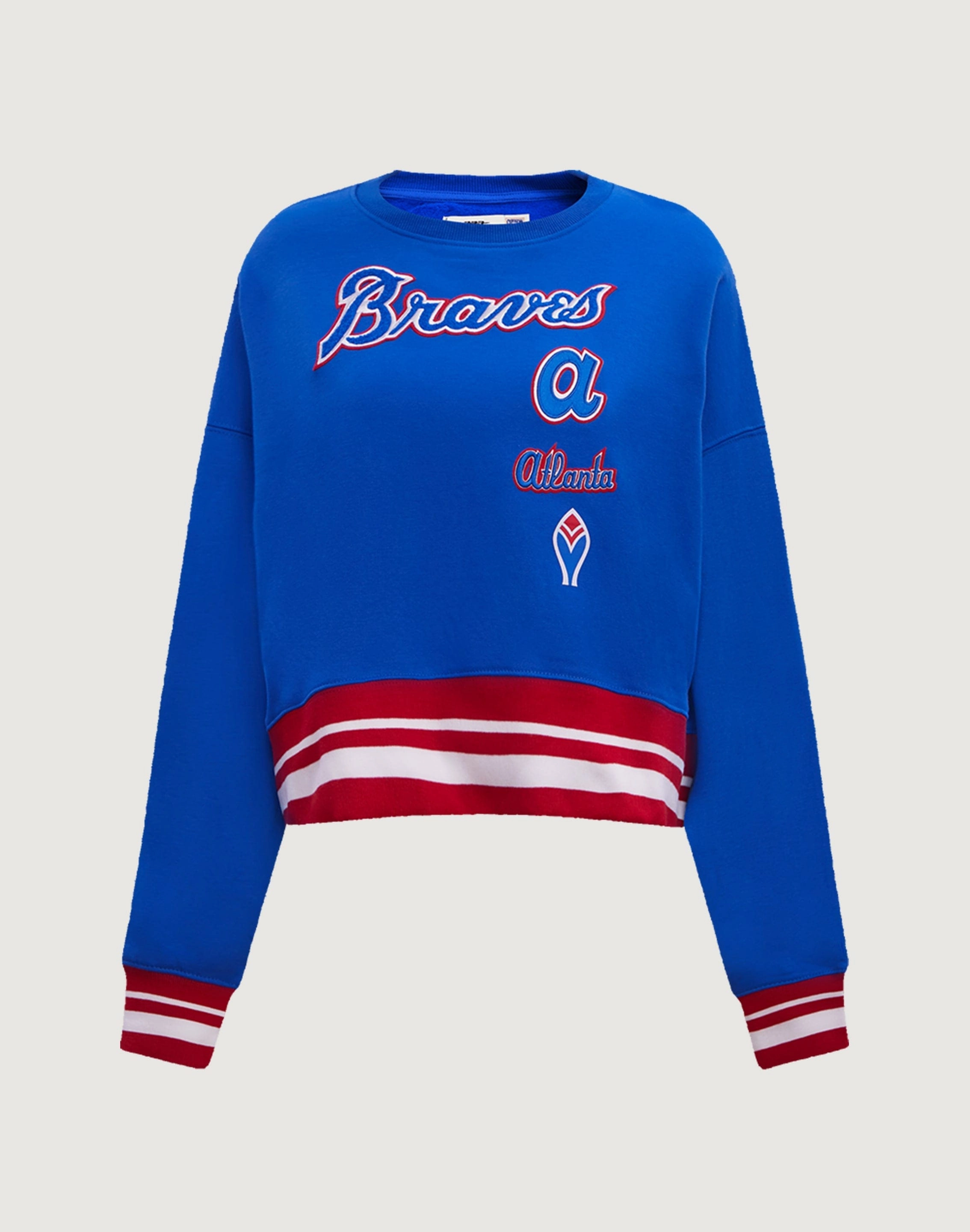 Pro Standard Atlanta Braves Retro Classic Rib Crewneck Wardrobe staples Fashion care (washing, ironing, etc.)