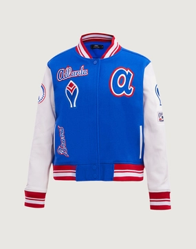 Pro Standard Atlanta Braves Retro Classic Wool Varsity Jacket Fashion on sale Fashion care (washing, ironing, etc.)