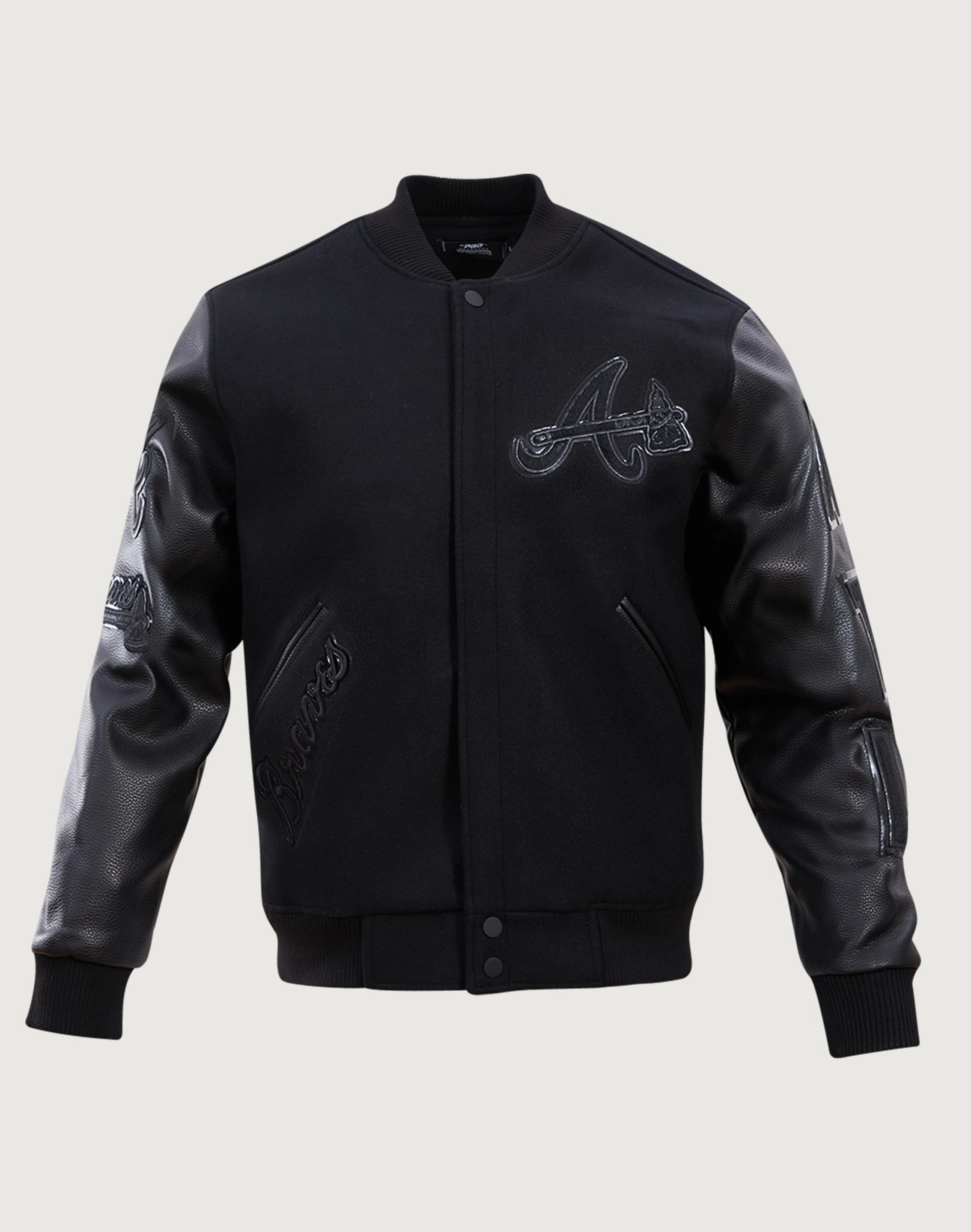 Pro Standard Atlanta Braves Triple Black Varsity Jacket Patterned fashion (floral, stripes, etc.) Fashion subscription services