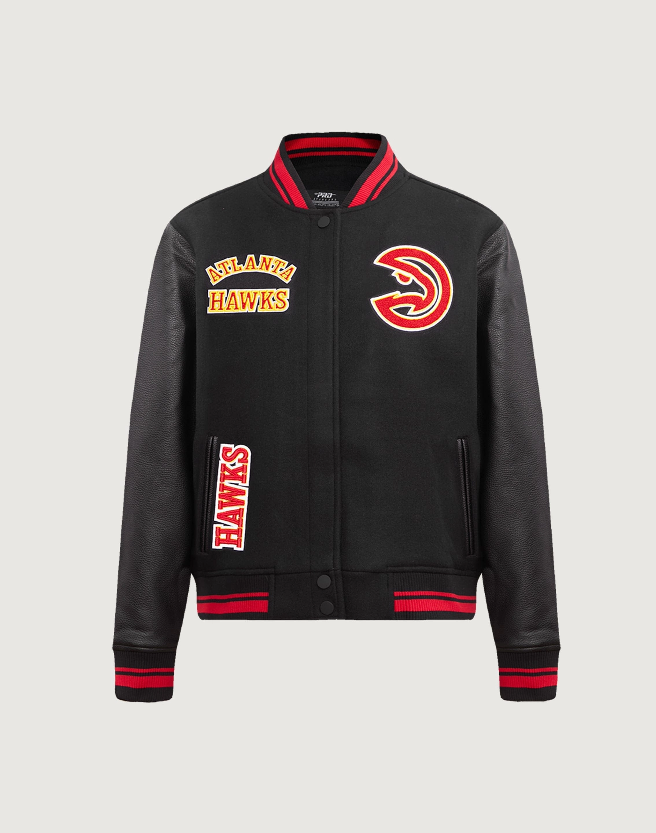 Pro Standard Atlanta Hawks Retro Classic Rib Wool Varsity Jacket Bohemian style items Classic fashion pieces