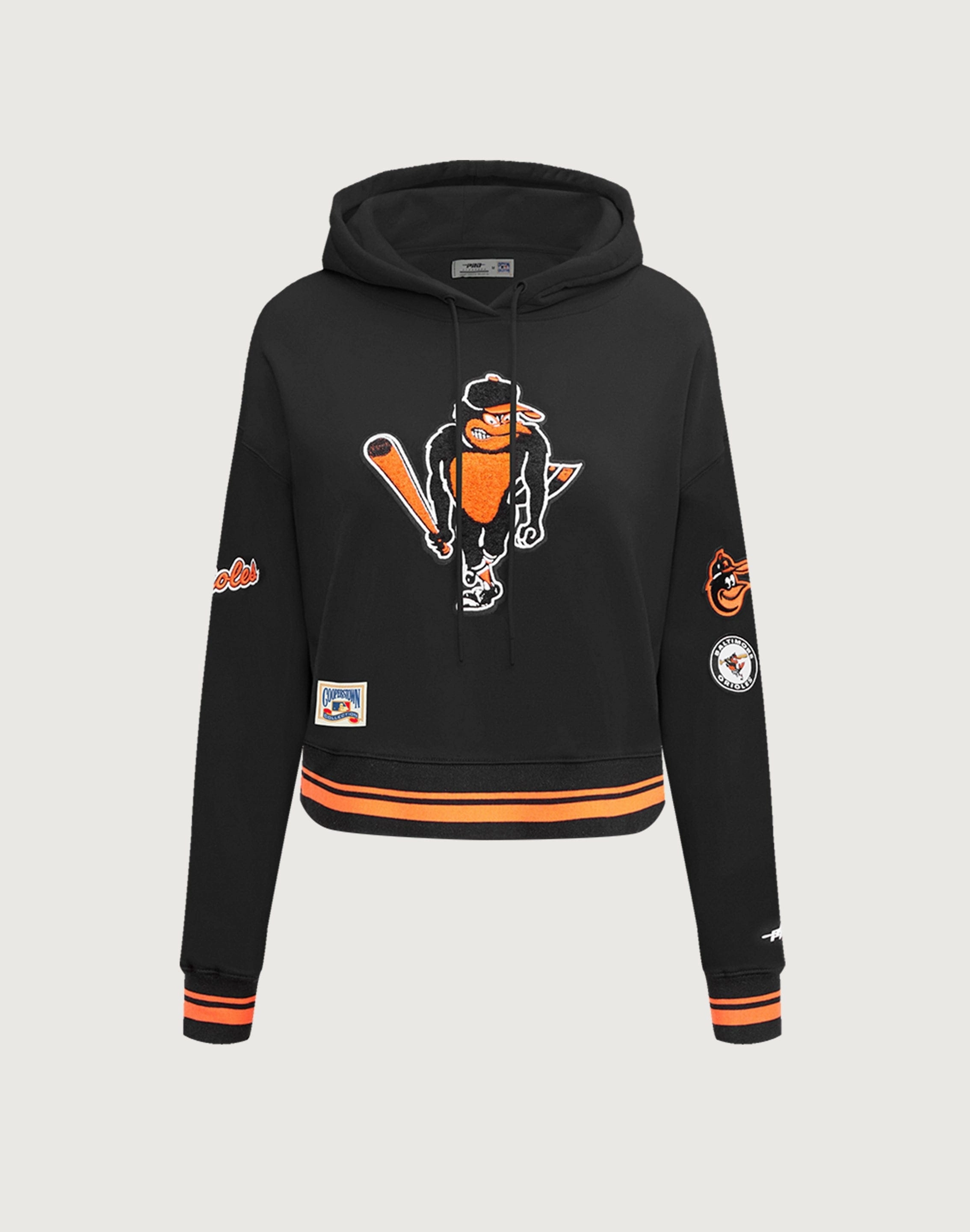 Pro Standard Baltimore Orioles Retro Classic Rib Cropped Hoodie Fashion photography Style statements