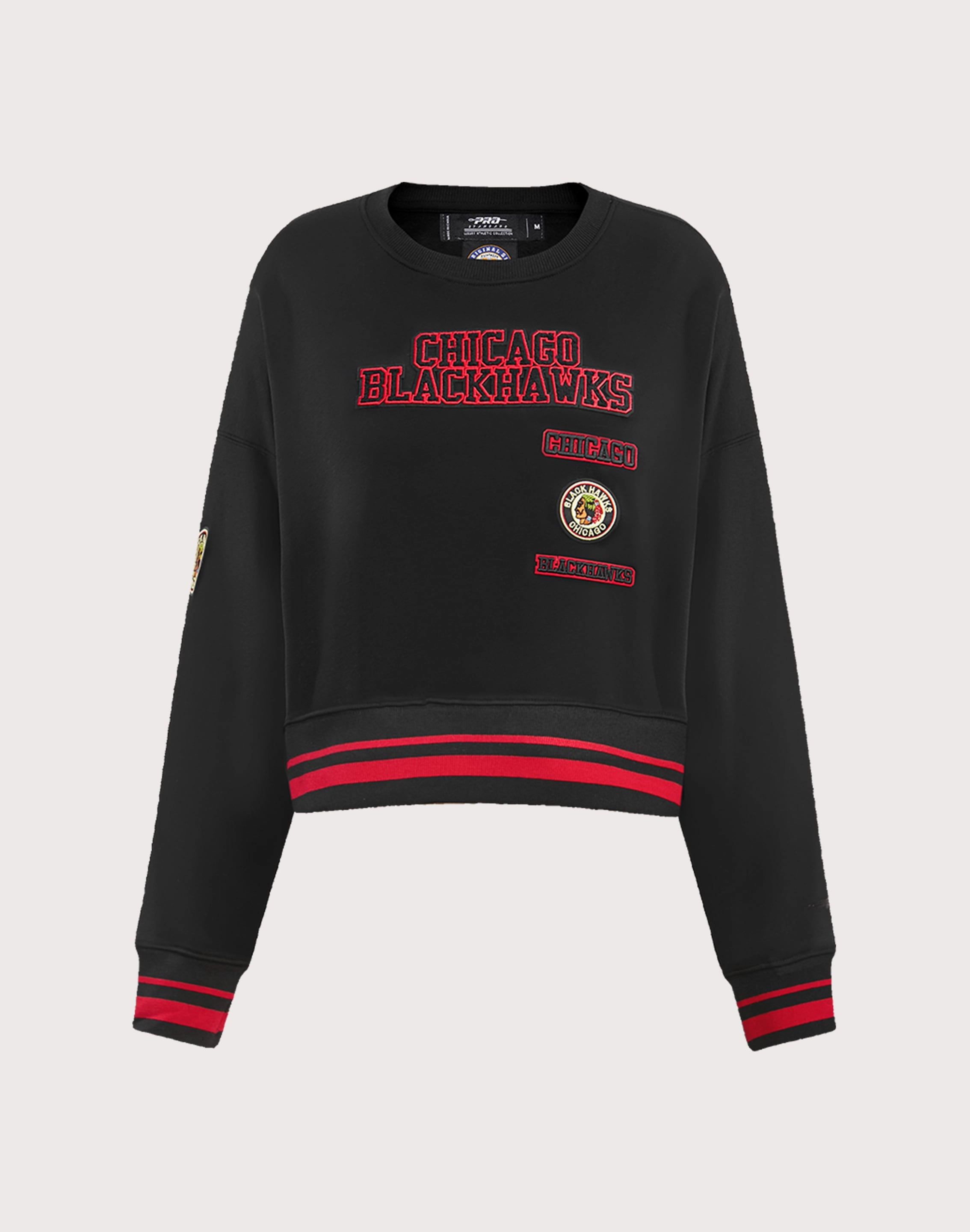 Pro Standard Chicago Blackhawks Retro Classic Rib Crewneck Fashion rental Beaded fashion items