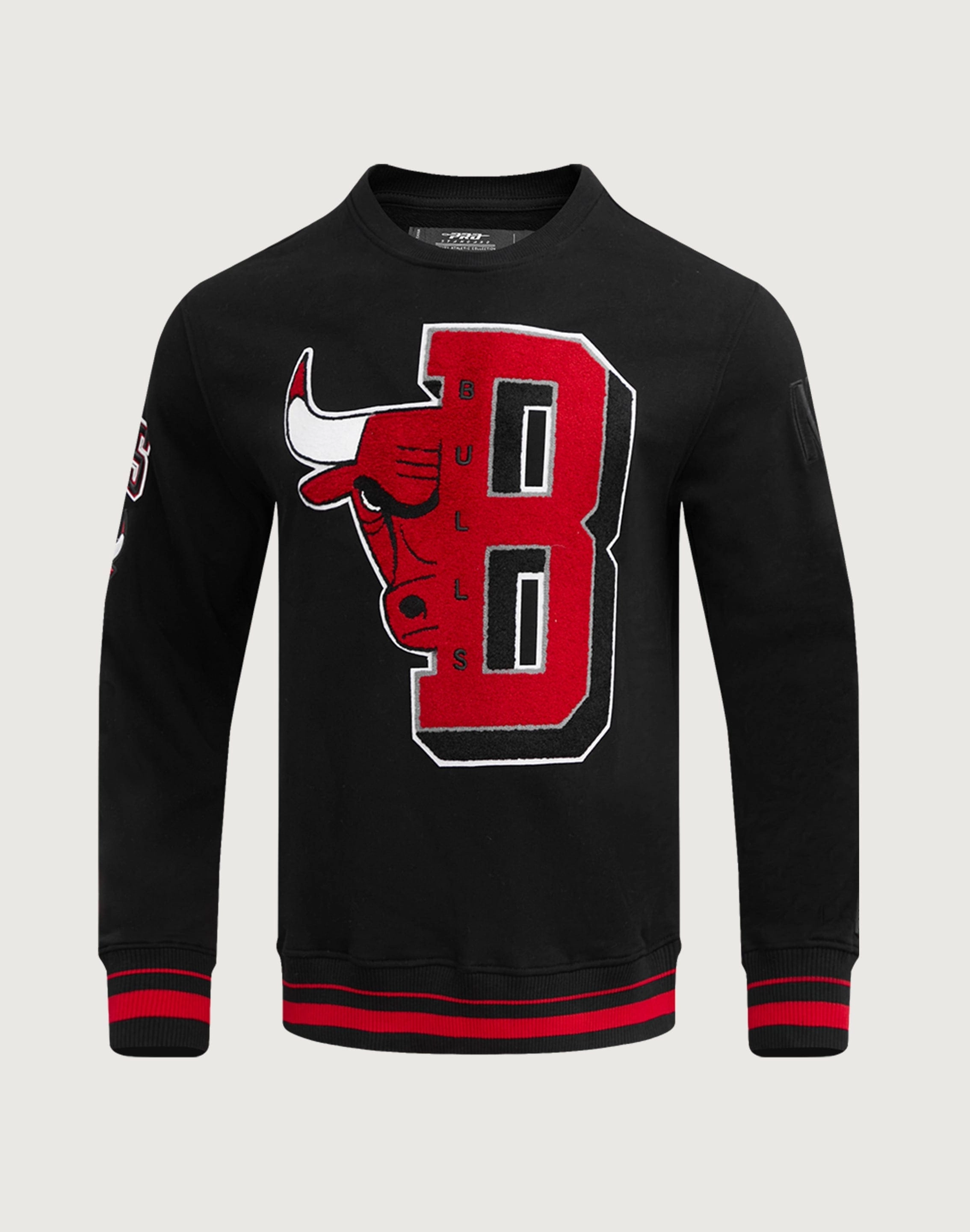 Pro Standard Chicago Bulls Mashup Rib Crewneck Beaded fashion items Quality apparel