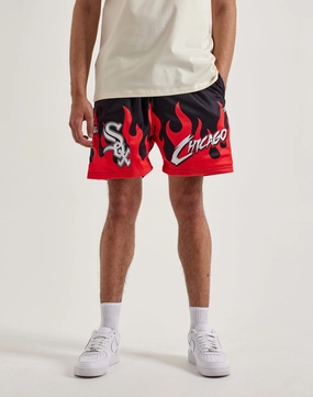 Pro Standard Chicago White Sox Flame Shorts Leather - material fashion Comfortable apparel