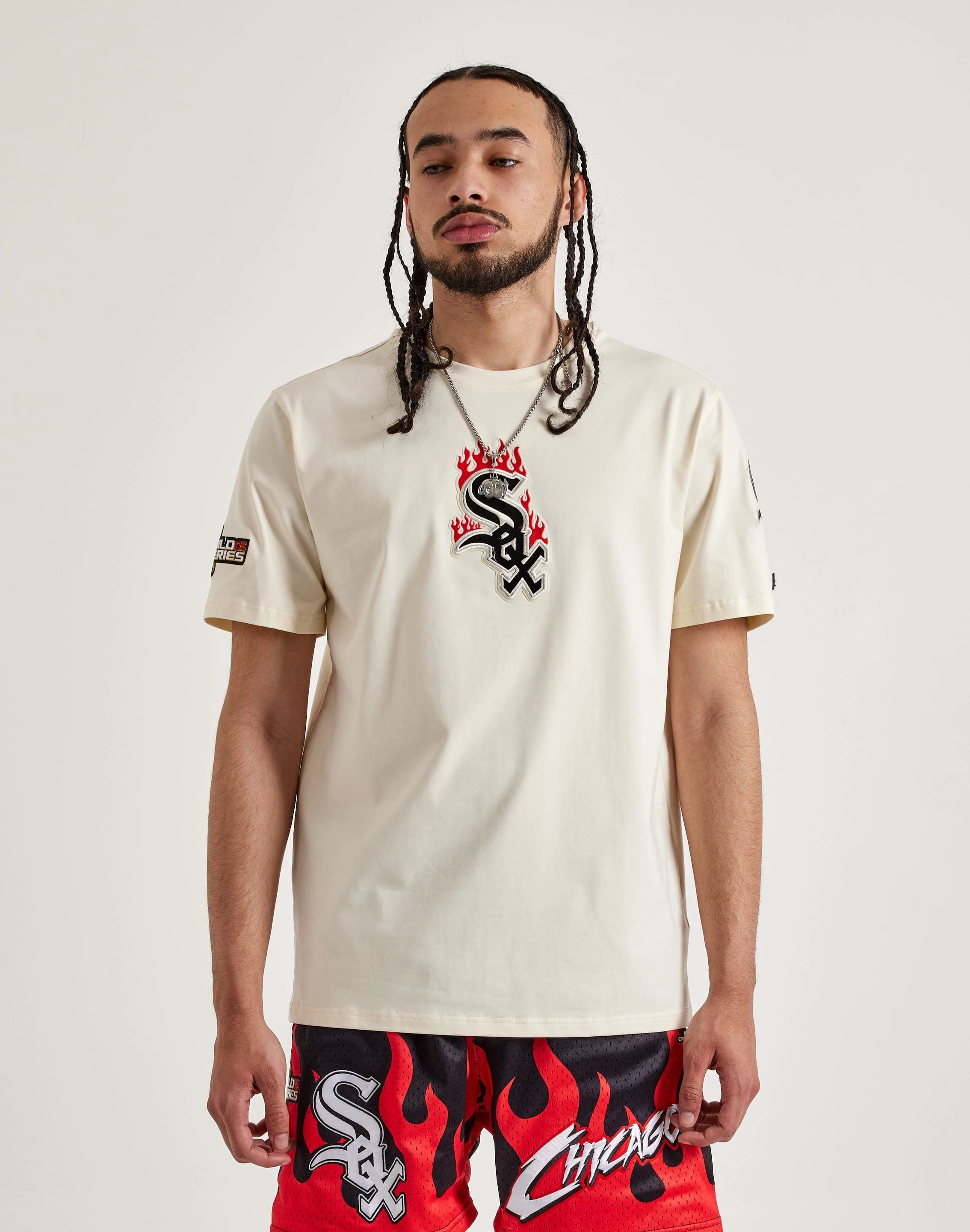 Pro Standard Chicago White Sox Flame Tee Fashion collections Military - inspired fashion