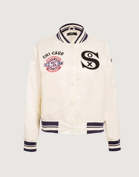 Pro Standard Chicago White Sox Retro Classic Satin Jacket Lace - detailed fashion Luxury fashion items