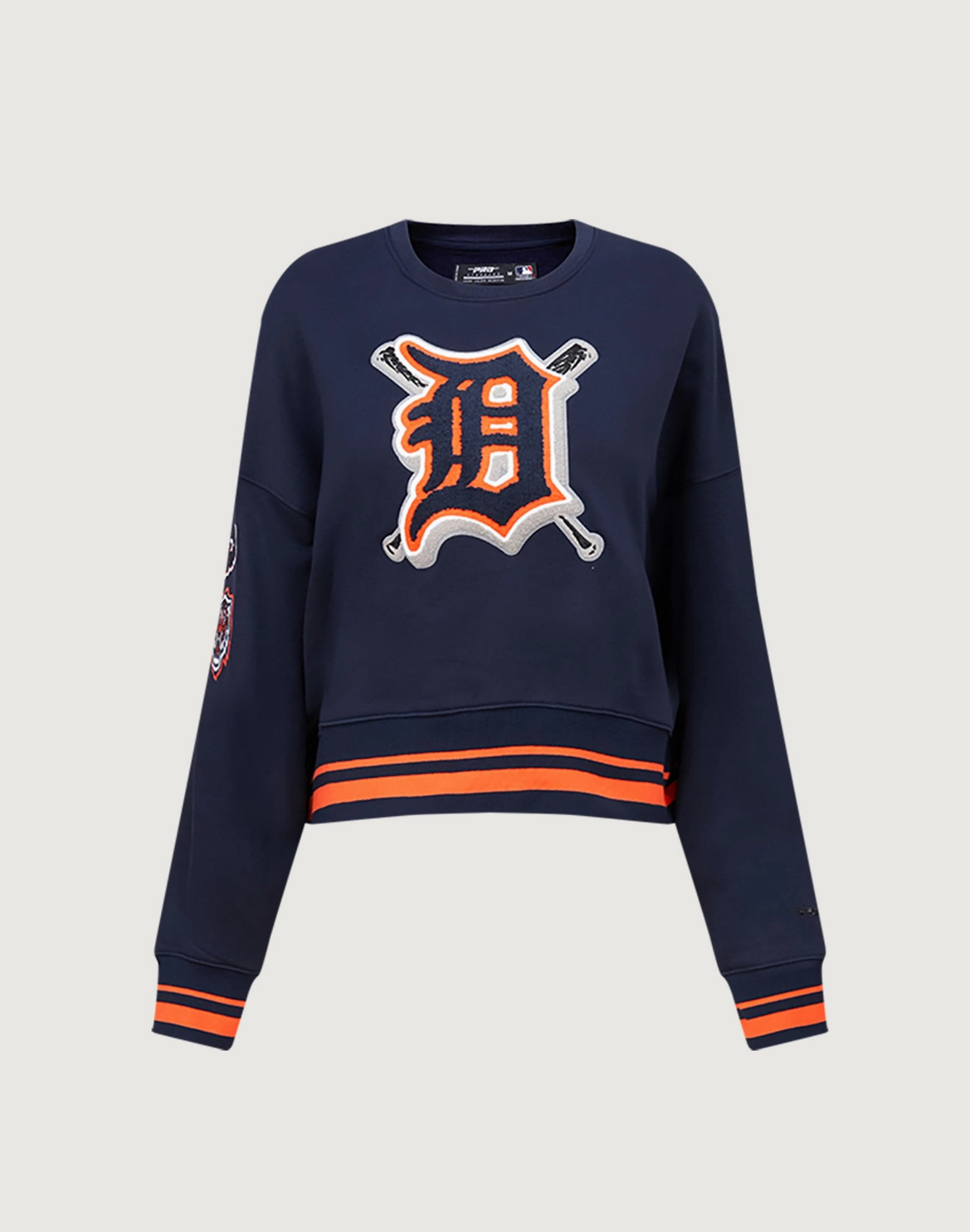 Pro Standard Detroit Tigers Mashup Rib Crewneck Minimalist fashion Sustainable fashion practices