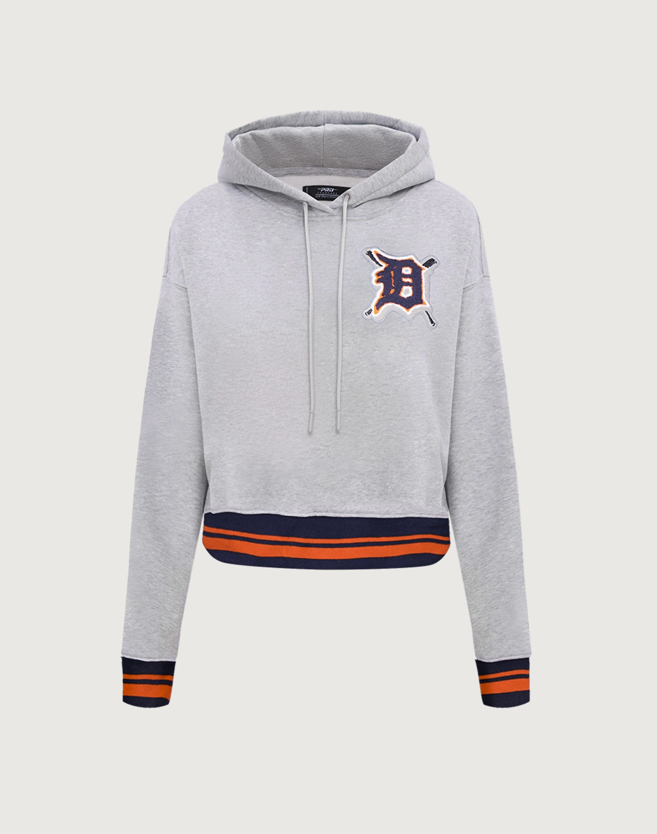 Pro Standard Detroit Tigers Mashup Rib Cropped Hoodie Casual wear options Clothing prices