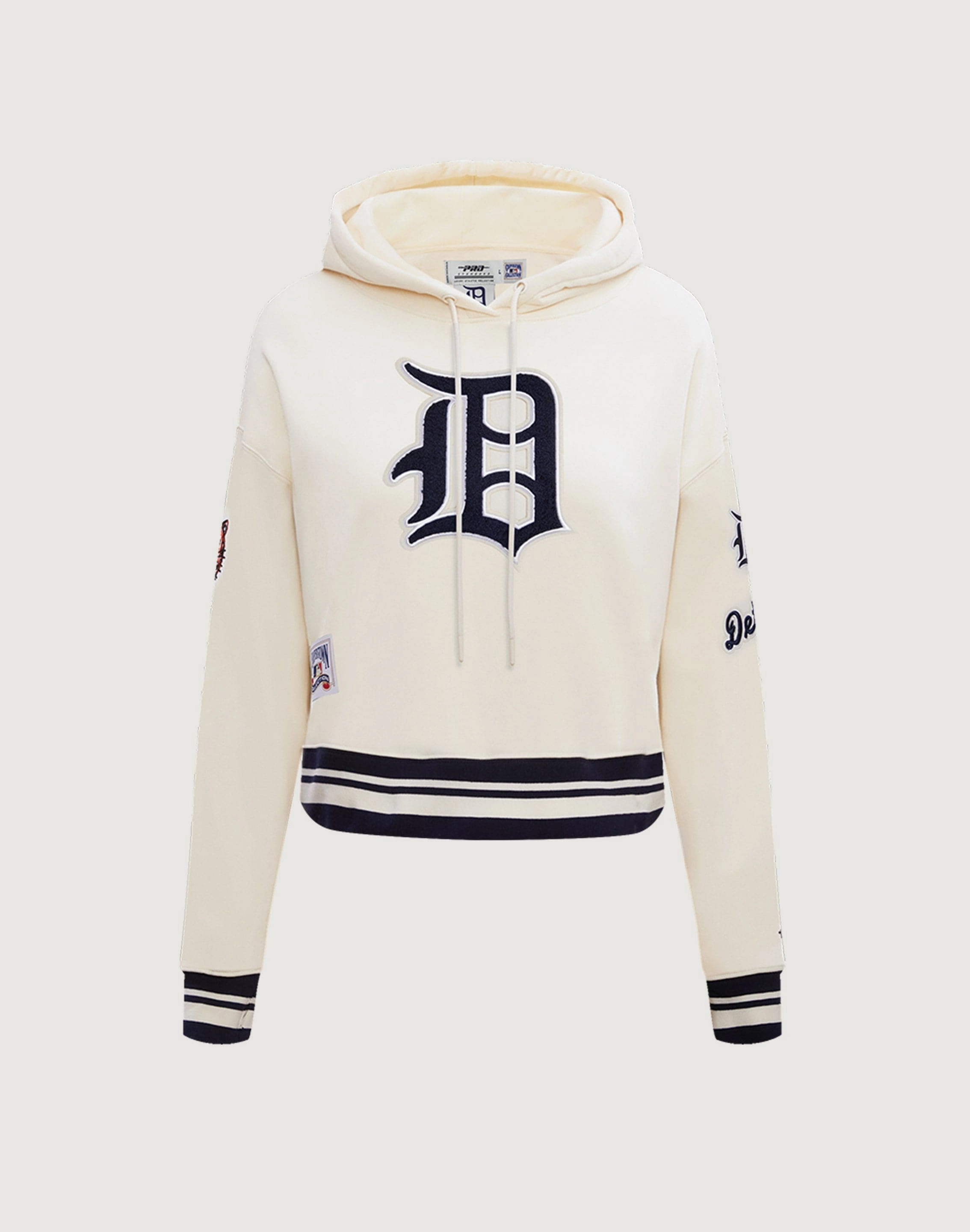 Pro Standard Detroit Tigers Retro Classic Rib Cropped Hoodie Smart casual wear Fashion must - haves