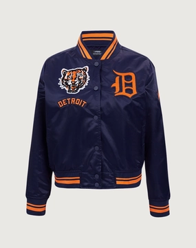 Pro Standard Detroit Tigers Retro Classic Rib Satin Jacket Silk - fabric fashion Fashion models