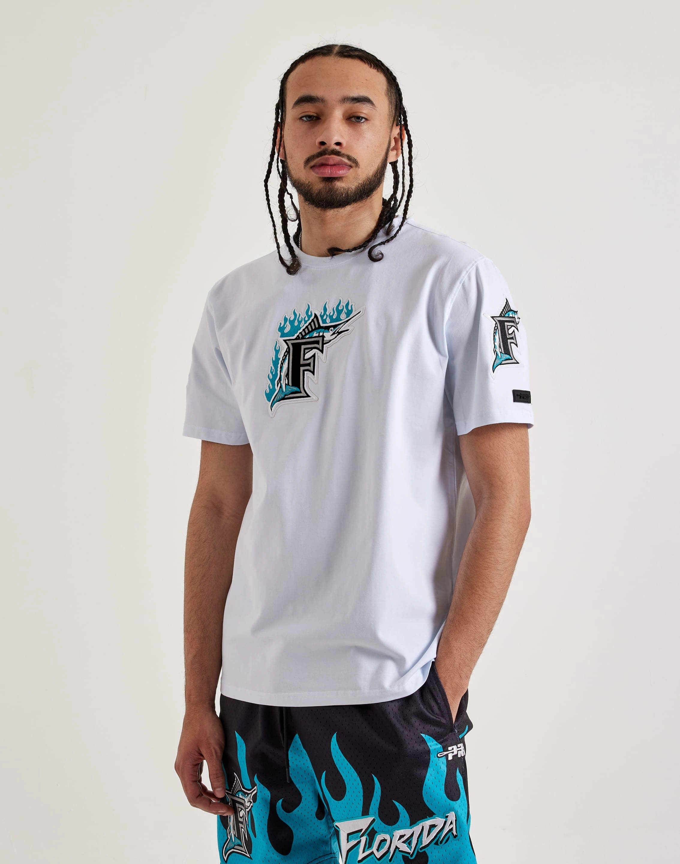 Pro Standard Florida Marlins Flame Tee Fashion subscription services Fashion essentials