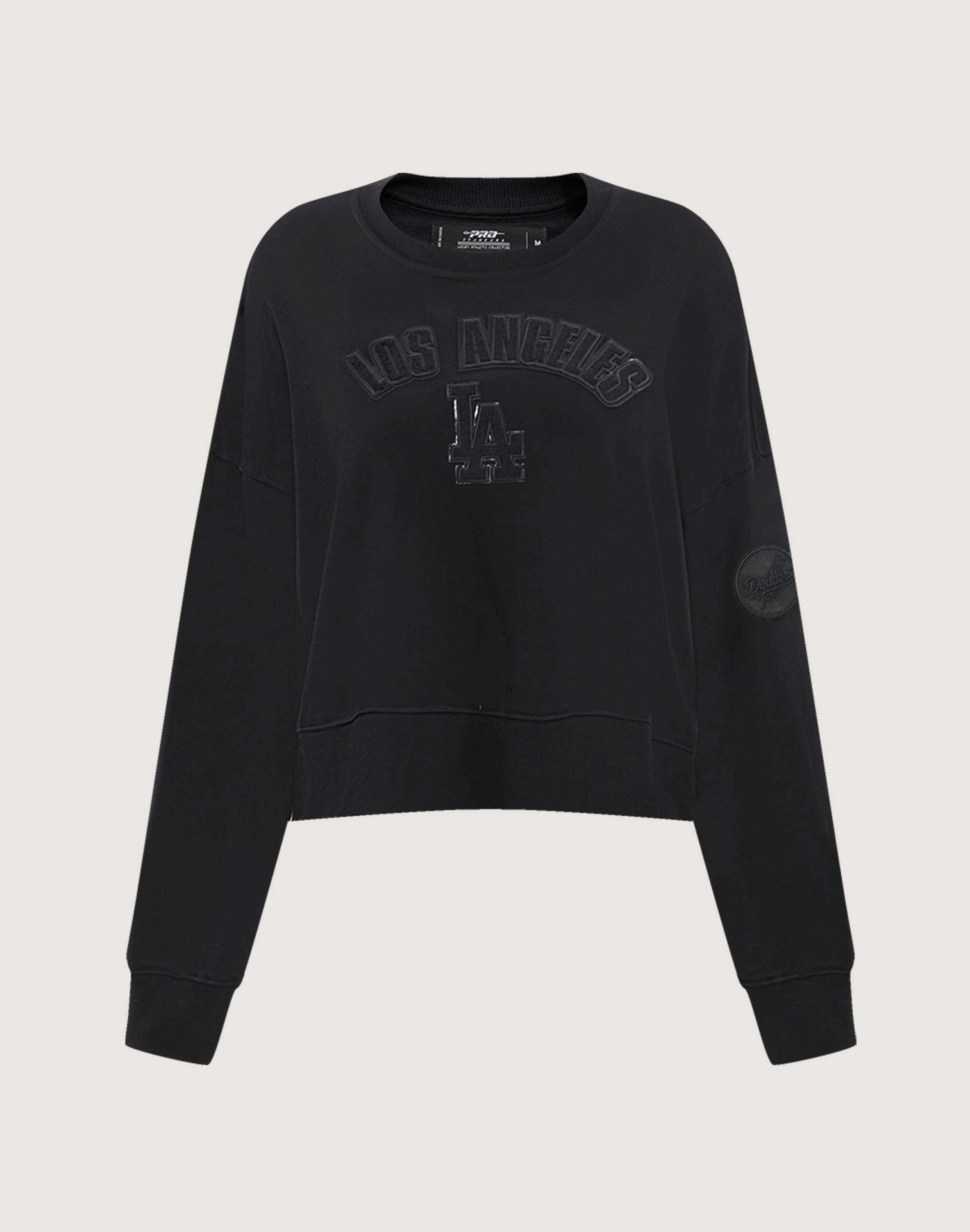 Pro Standard Los Angeles Dodgers Triple Black Crewneck Fashion influencers' recommendations Best - selling fashion