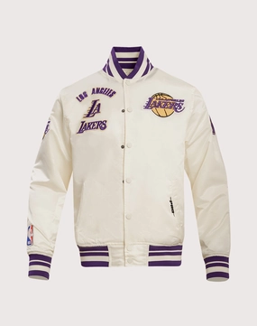 Pro Standard Los Angeles Lakers Retro Classic Rib Satin Jacket New fashion arrivals Fashion on sale