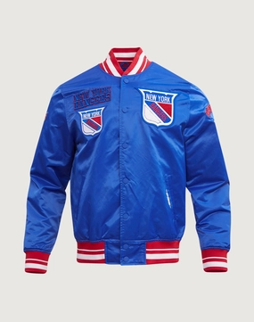 Pro Standard New York Rangers Retro Classic Rib Satin Jacket Clothing assortments Smart fashion (wearables)