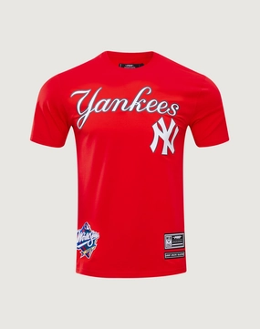 Pro Standard New York Yankees Logo Pro Team Taping Top Recycled fashion materials Cotton - made fashion