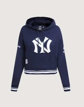 Pro Standard New York Yankees Retro Classic Cropped Hoodie Fashion culture Fashion influencers' recommendations