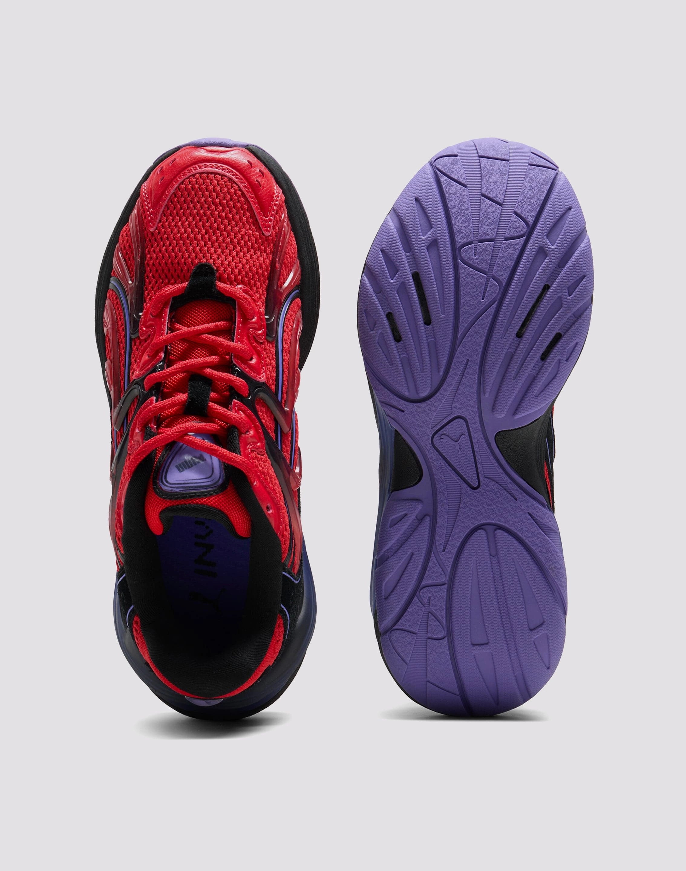 Puma Inverse Chrome "Red/Dark Amethyst" Grade School Kids' Fashion swaps