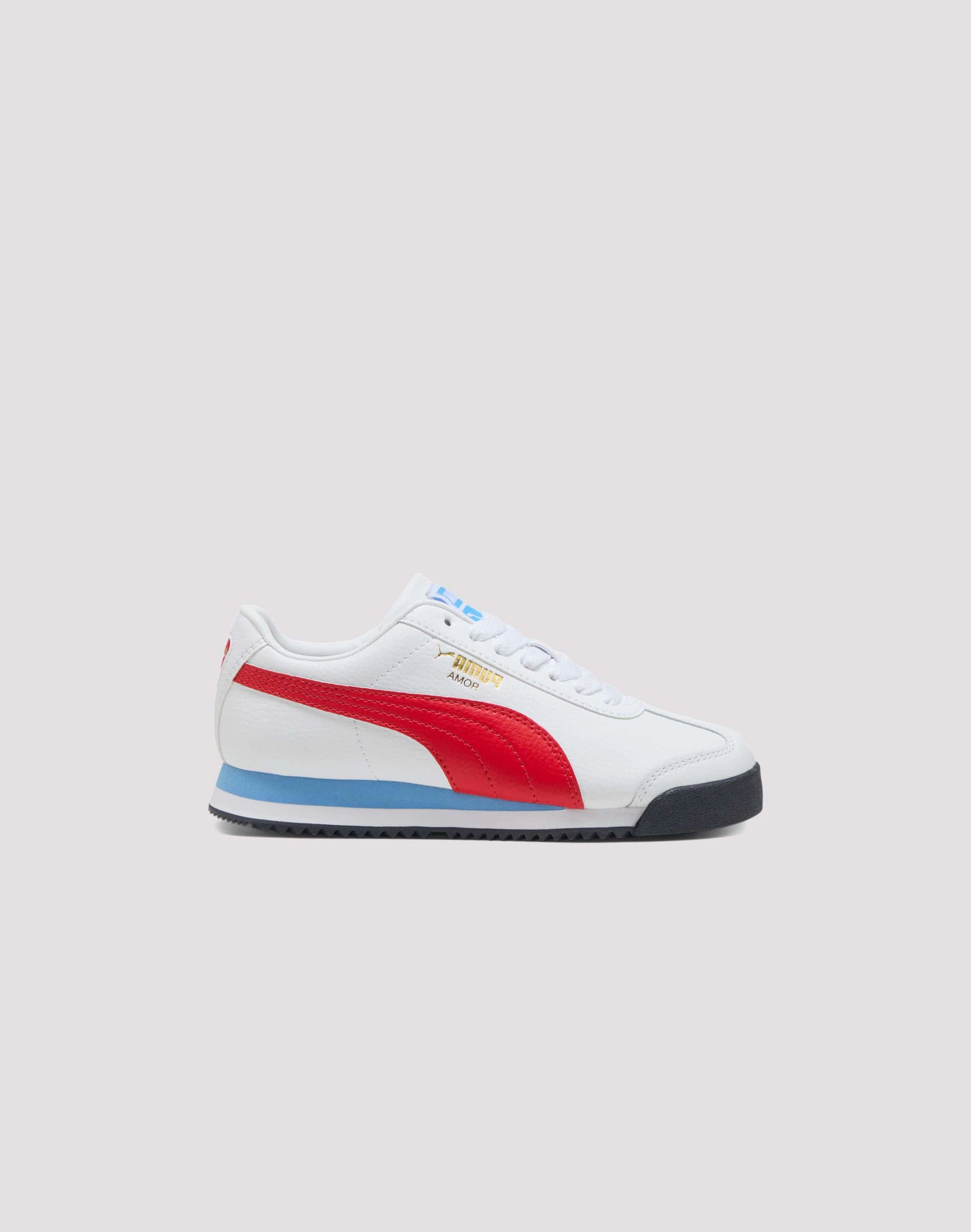 Puma Roma 24 Standard Grade School Boys' "White/Red/Blue" Affordable fashion Sustainable fashion
