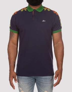 Quality apparel Akoo Greenery Blue Polo Fashion exhibitions