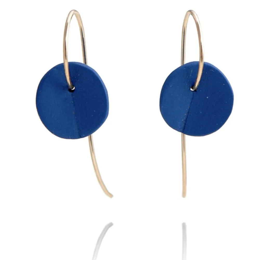 "Eucalyptus" Small Porcelain Earrings