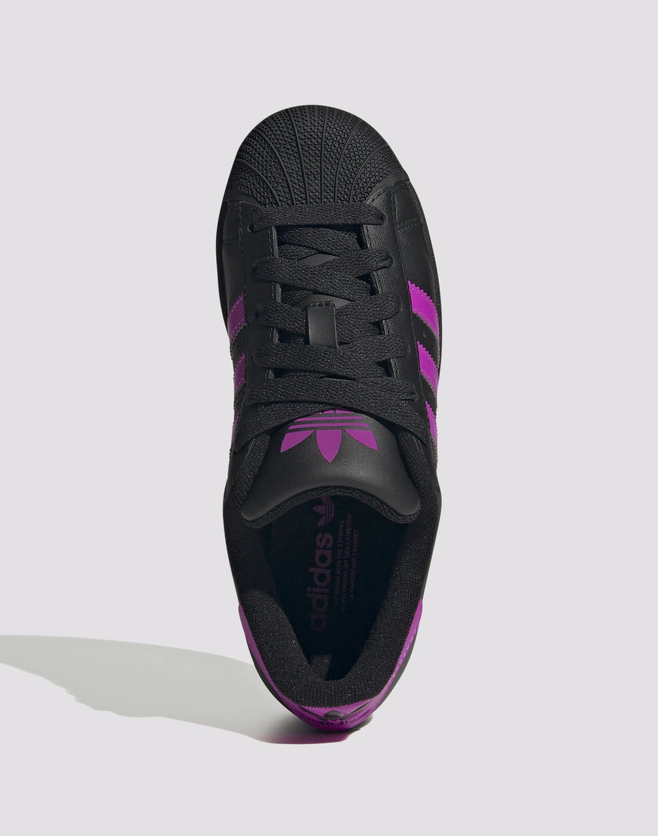 Recycled fashion materials Adidas Originals Superstar II "Black/Flash Pink" Grade School Girls'