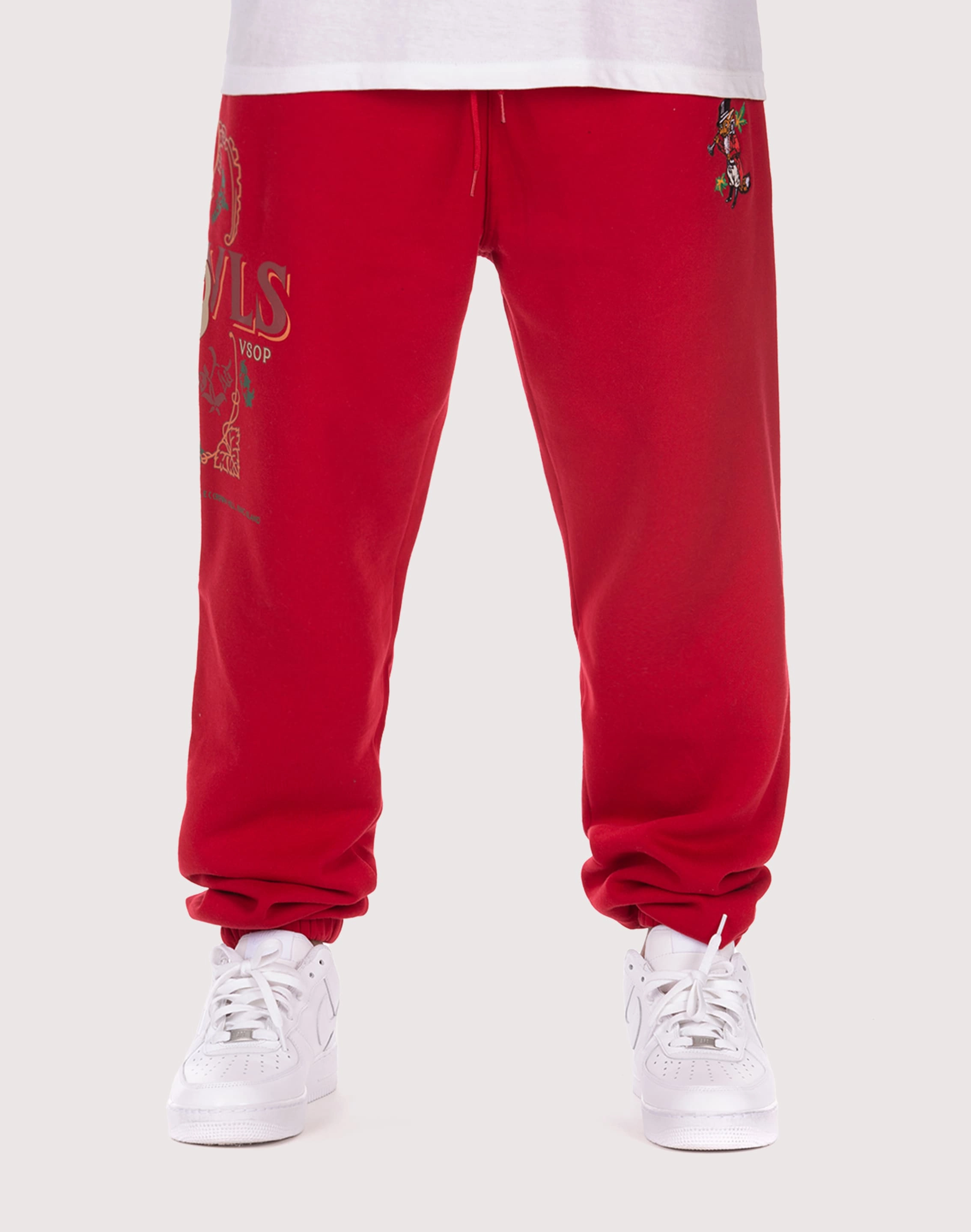 Recycled fashion materials Akoo Sugar Hill Chili Pepper Sweatpants Fashion customization
