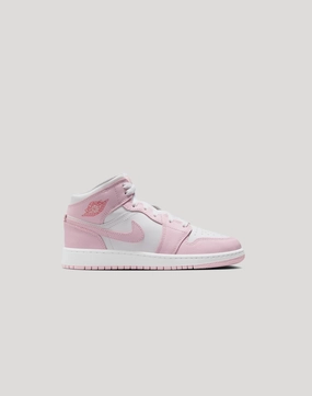 Recycled fashion materials Jordan Air Jordan 1 Mid Grade-School Trendy gear