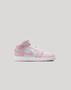 Recycled fashion materials Jordan Air Jordan 1 Mid Grade-School Trendy gear
