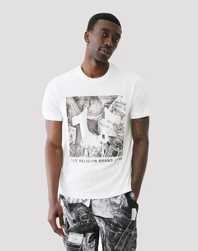 Recycled fashion materials True Religion All Over Print Classics Tee Fashion exhibitions