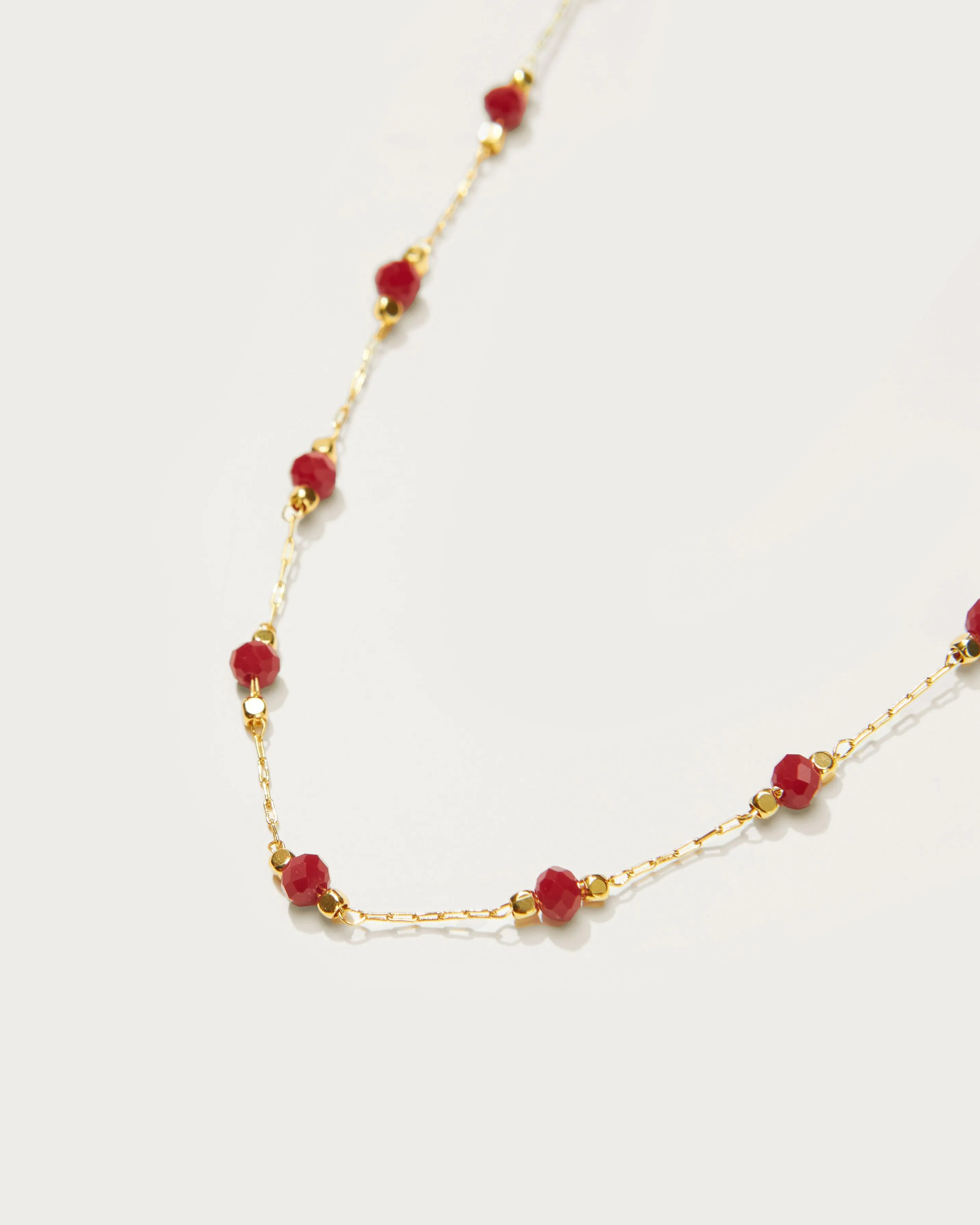 Red Beaded Necklace