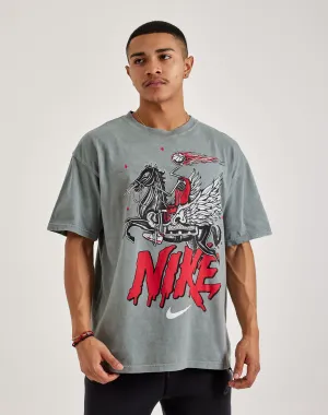 Retro fashion finds Nike Max90 Basketball Tee Military - inspired fashion