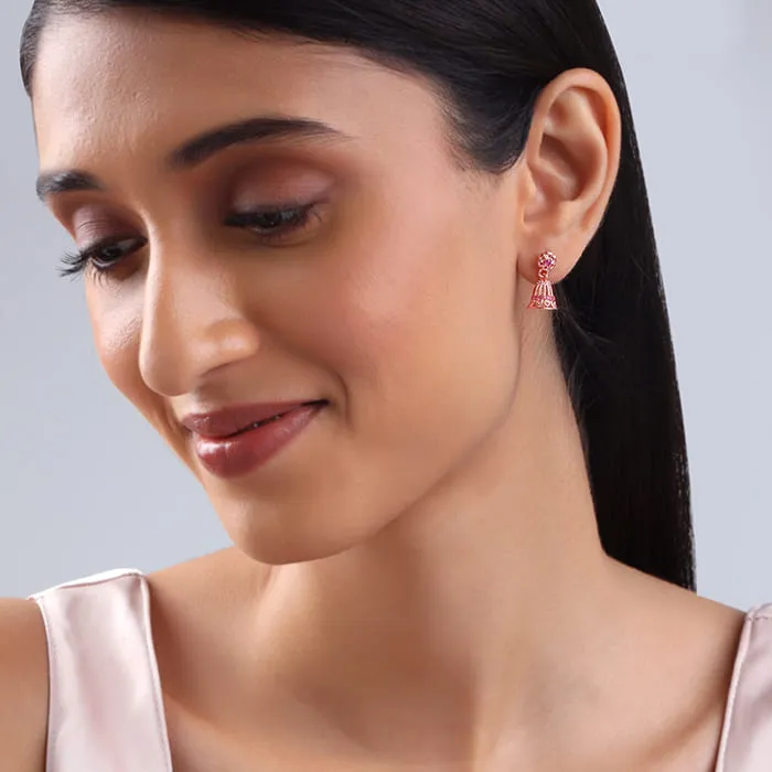 Rose Gold Ahilya Jhumki