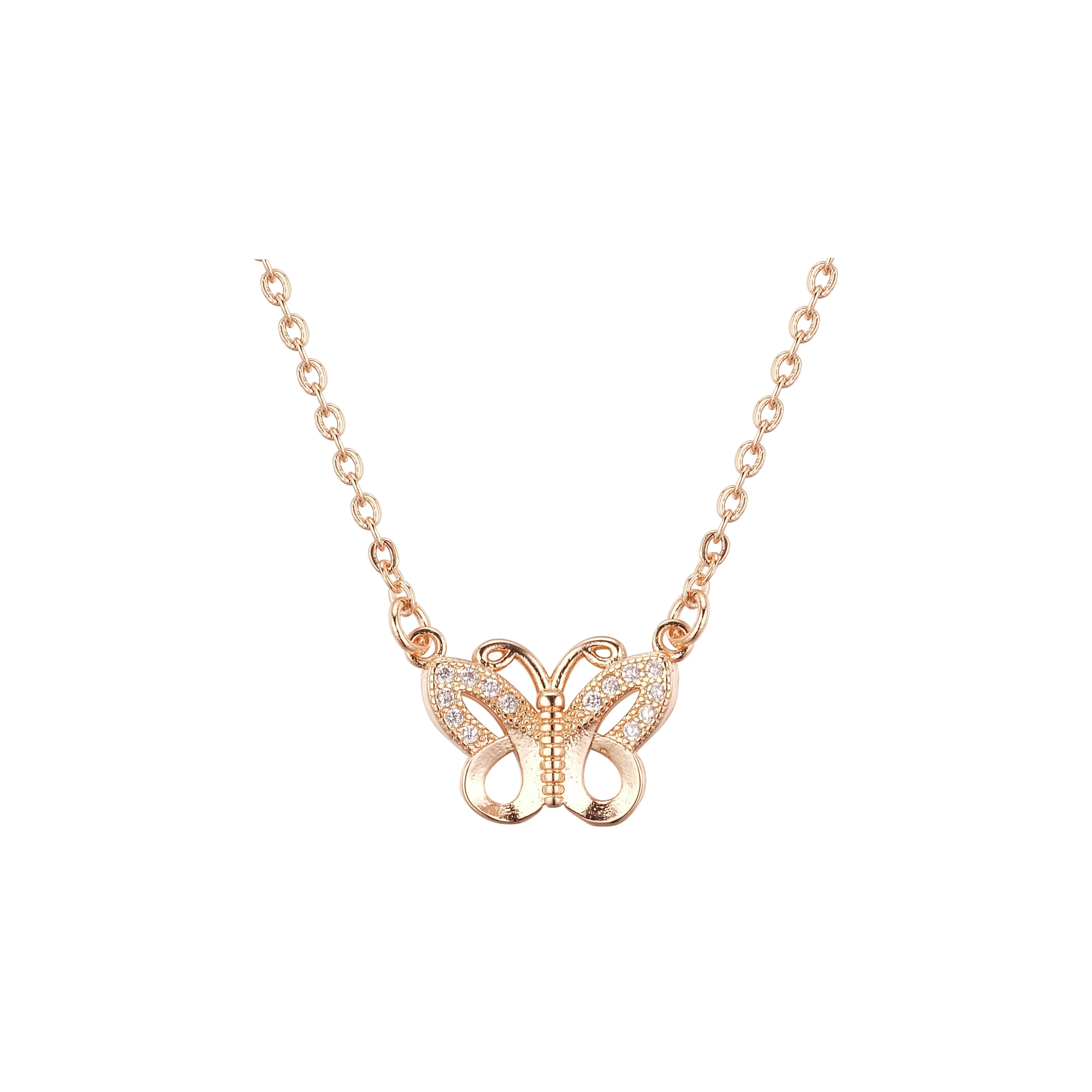 Rose Gold butterfly necklaces