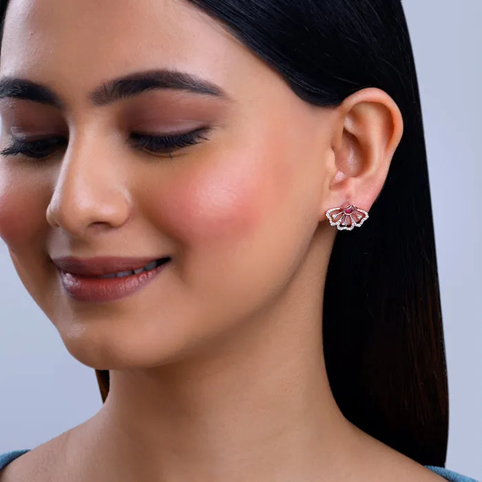 Rose Gold Classy Eyebright Studs