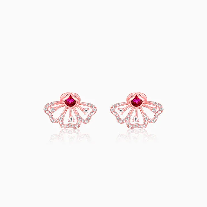 Rose Gold Classy Eyebright Studs
