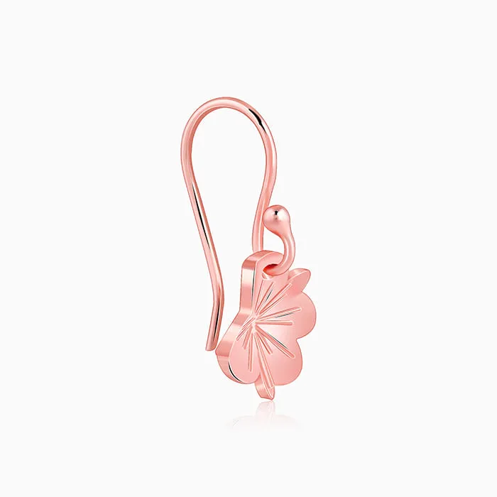 Rose Gold Clover Magic Earrings