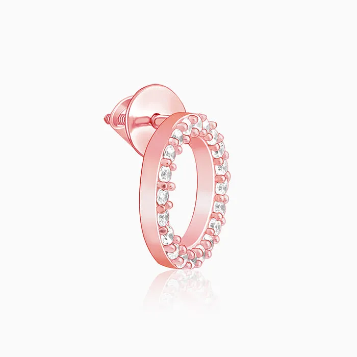 Rose Gold Connected for Life Earrings