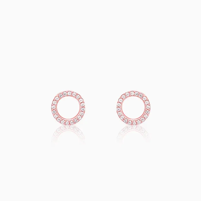 Rose Gold Connected for Life Earrings