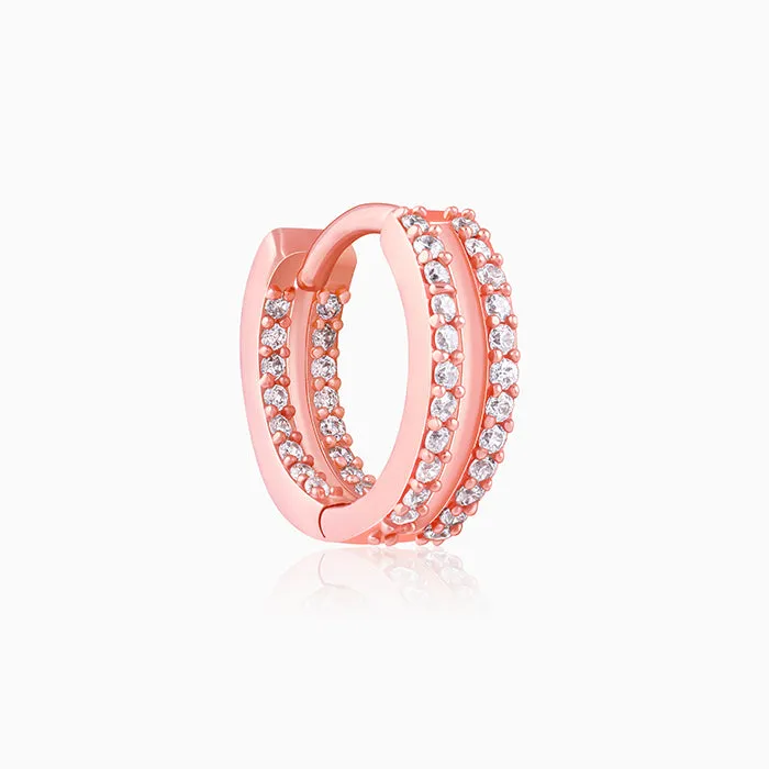Rose Gold Flaunted Hoop Earrings