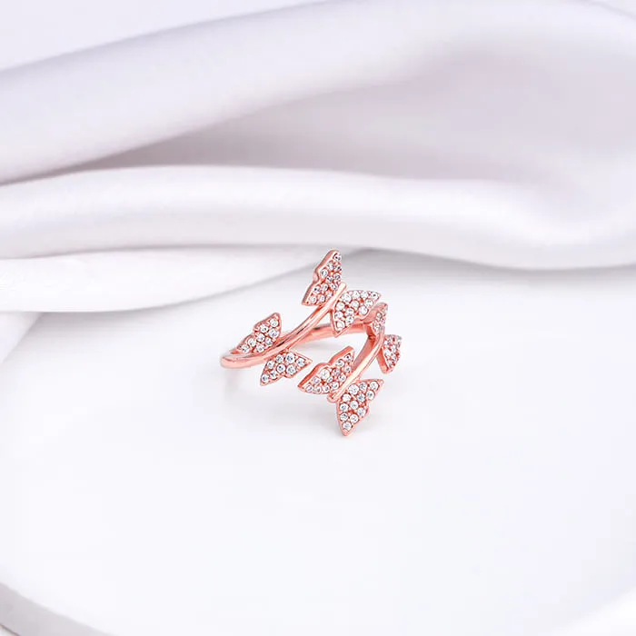 Rose Gold Fluttering Ring