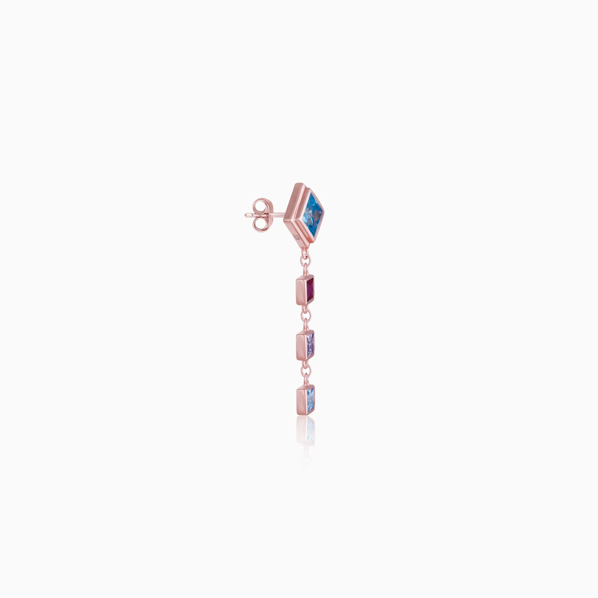 Rose Gold Flying Colours Earrings