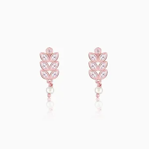 Rose Gold Gleam of Glamour Earrings