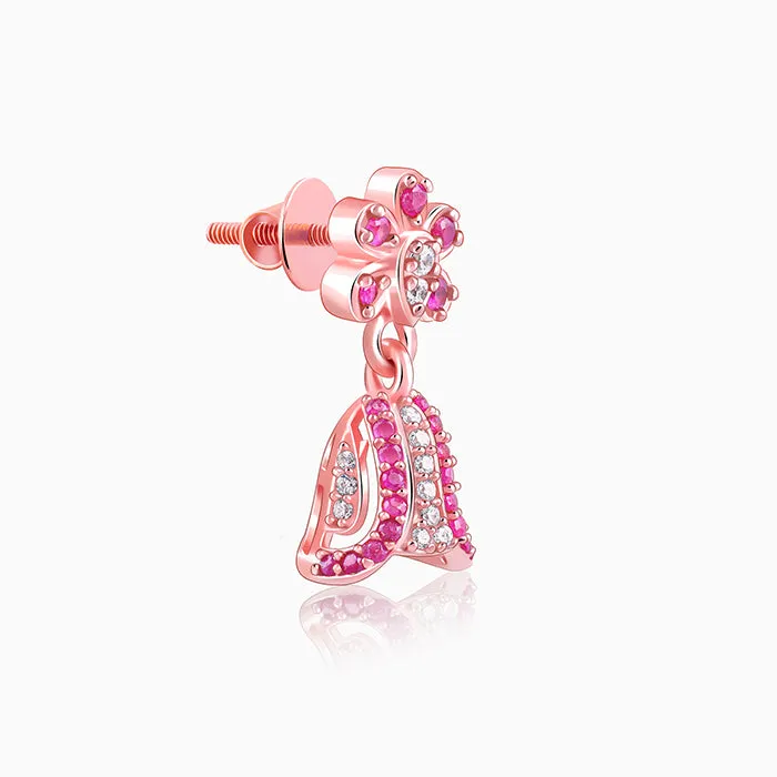 Rose Gold Kalinga Jhumki