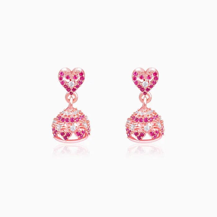 Rose Gold Kalpi Jhumki