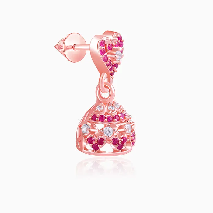 Rose Gold Kalpi Jhumki